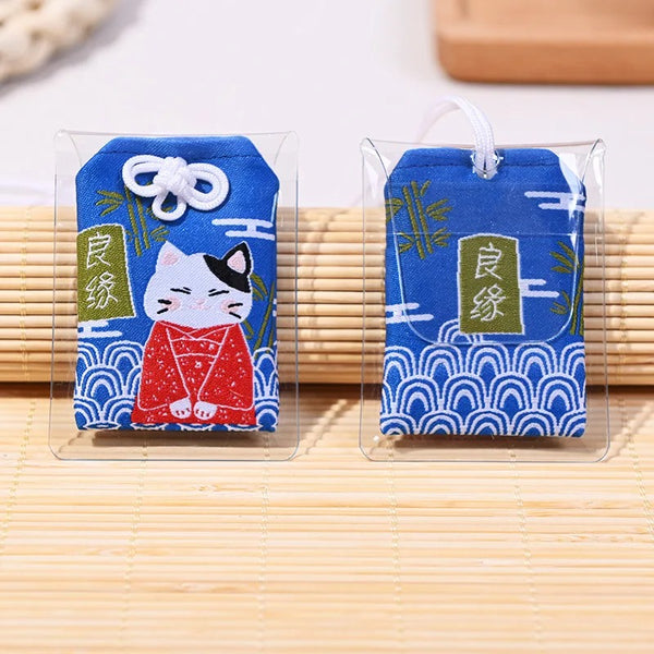 Omamori Chat Porte Bonheur