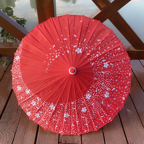 Ombrelle Japonaise Rouge