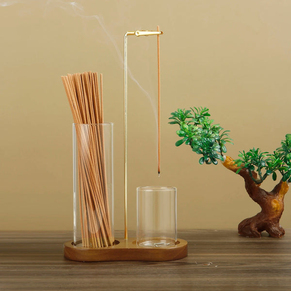 Porte Encens Design en Bois
