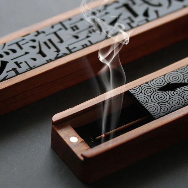 Porte Encens Japonais en Bois