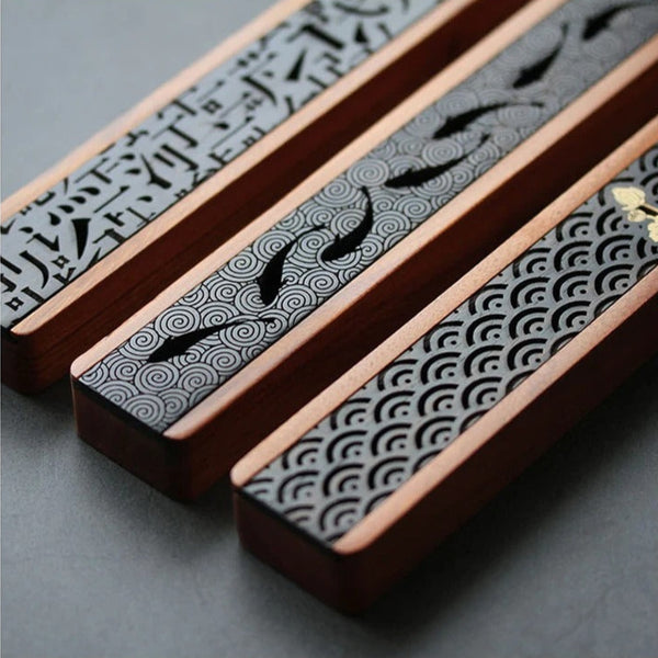 Porte Encens Japonais en Bois