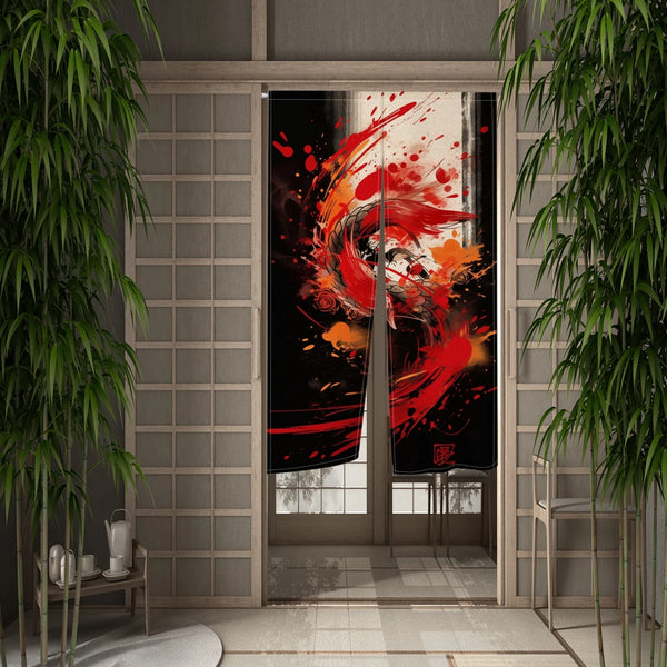 Rideau Japonais Carpe Koi