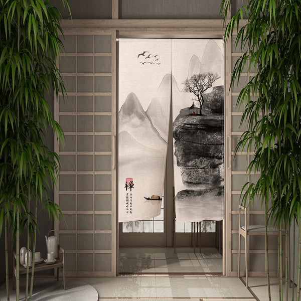 Rideau Noren Japonais