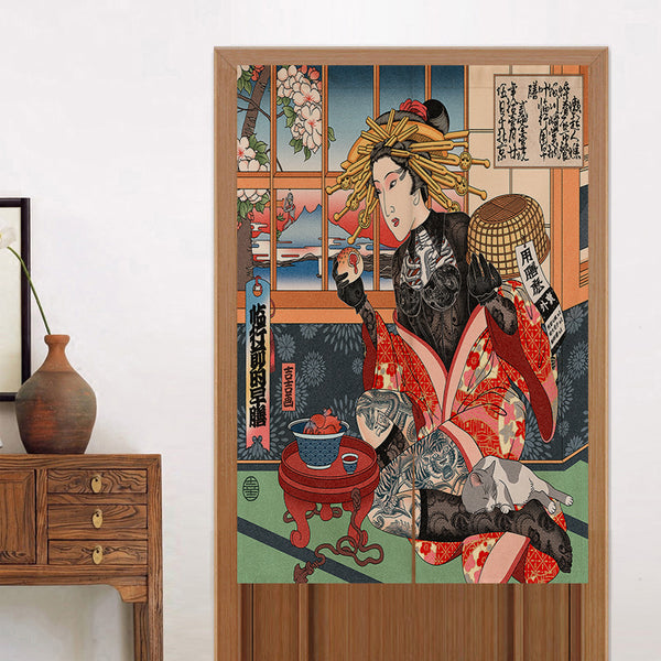 Rideau Porte Japonais