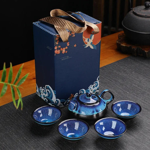 Service à Thé Japonais Aoi