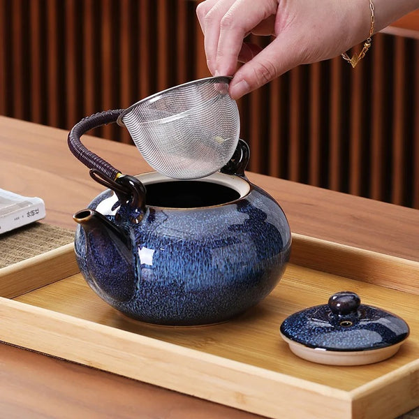 Service à Thé Japonais Bleu