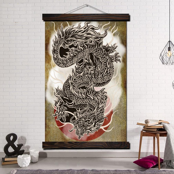 Tableau Dragon Japonais