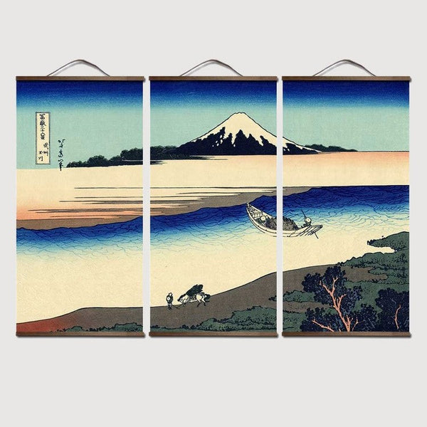 Tableau Peinture Paysage Japonais