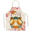 Tablier Japonais Lin Neko