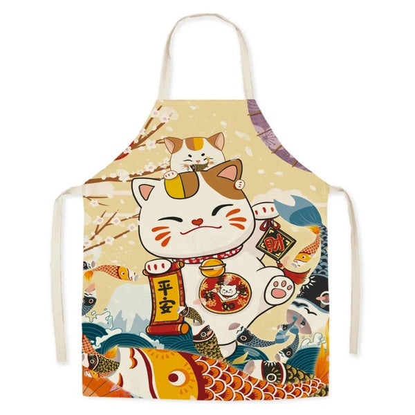 Tablier Japonais Maneki Koi