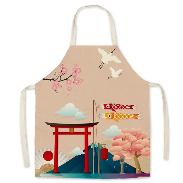 Tablier Japonais - Torii et Sakura