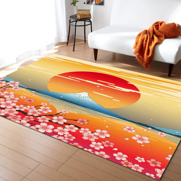 Tapis Japonais Soleil Levant