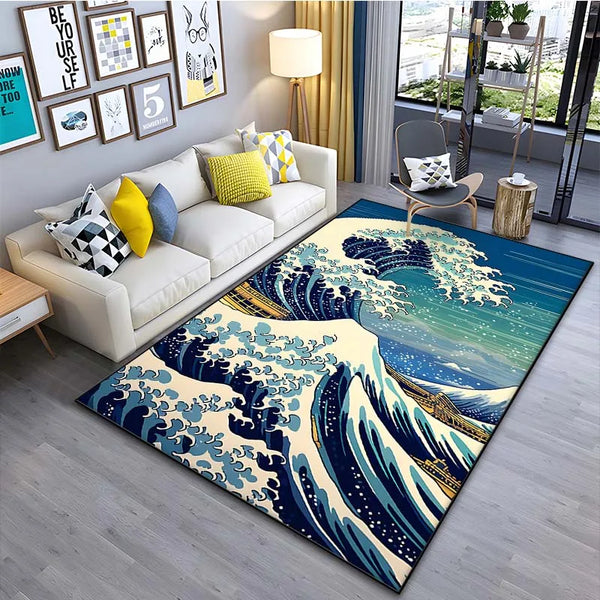 Tapis Japonais Vague de Kanagawa