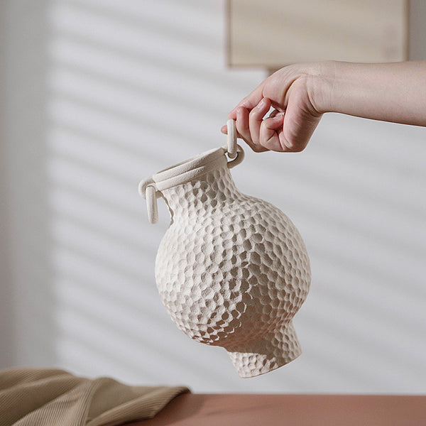 Vase en Porcelaine Blanche