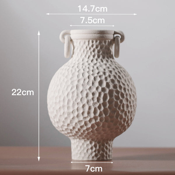 Vase en Porcelaine Blanche