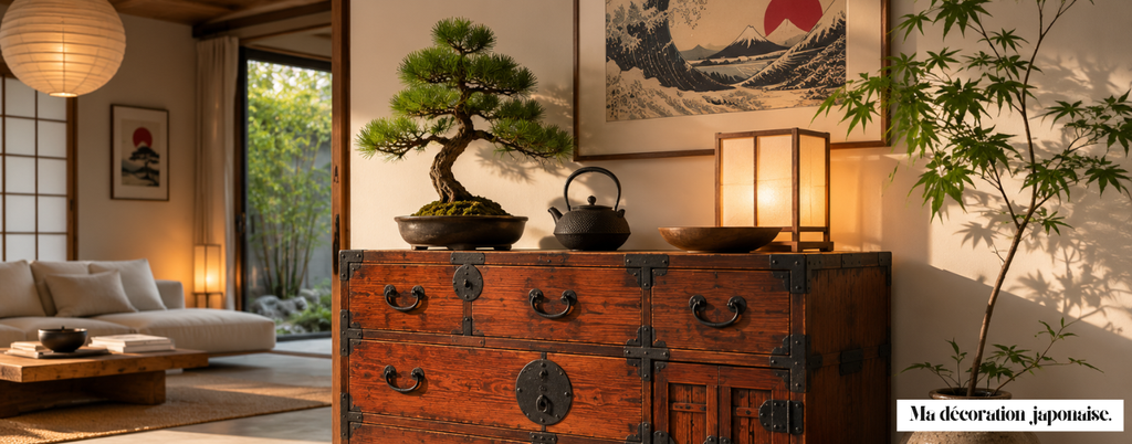 Le tansu : La commode japonaise traditionnelle dans un intérieur moderne