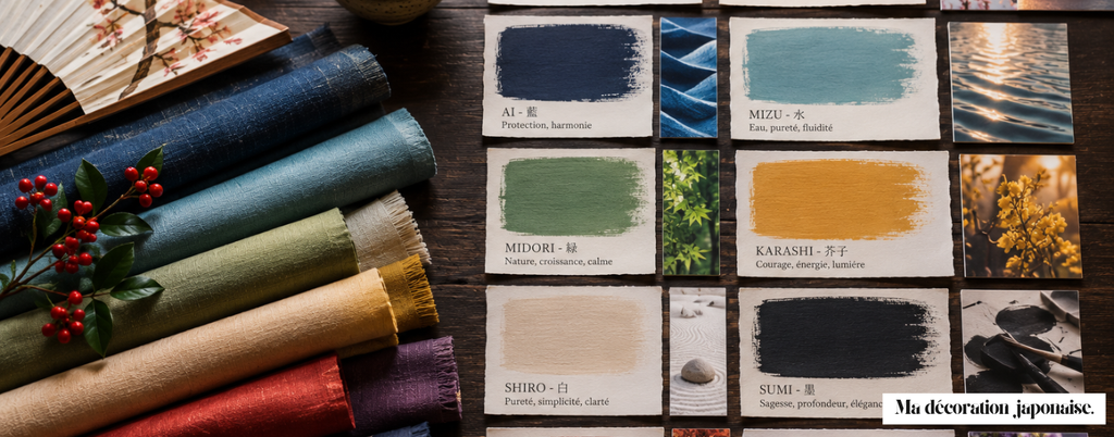 Les couleurs traditionnelles japonaises : Palette, noms et signification