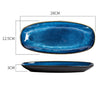 Assiette Japonaise Bleue
