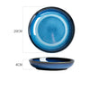 Assiette Japonaise Bleue