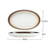 Assiette Ovale