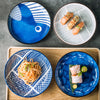 Assiettes Japonaises Bleues