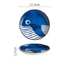 Assiettes Japonaises Bleues