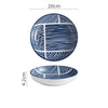 Assiettes Japonaises Bleues
