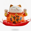 Chat Japonais Maneki Neko Porte Bonheur