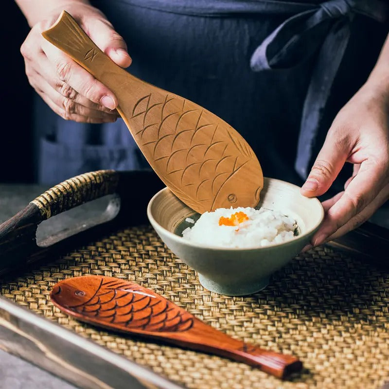 Petite cuillère japonaise en résine - AKA CHEKKABODO Petite cuillère japonaise en résine - AKA CHEKKABODO