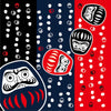 Furoshiki Japonais Daruma