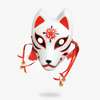 Masque Traditionnel Renard Japonais
