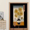 Noren Japonais Pot de Fleurs