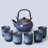 Service à Thé Japonais Bleu