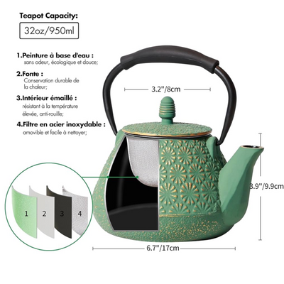 Théière Japonaise Kurohana
